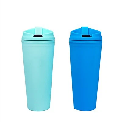 24oz Tumbler Cups personifierade med vändningslock